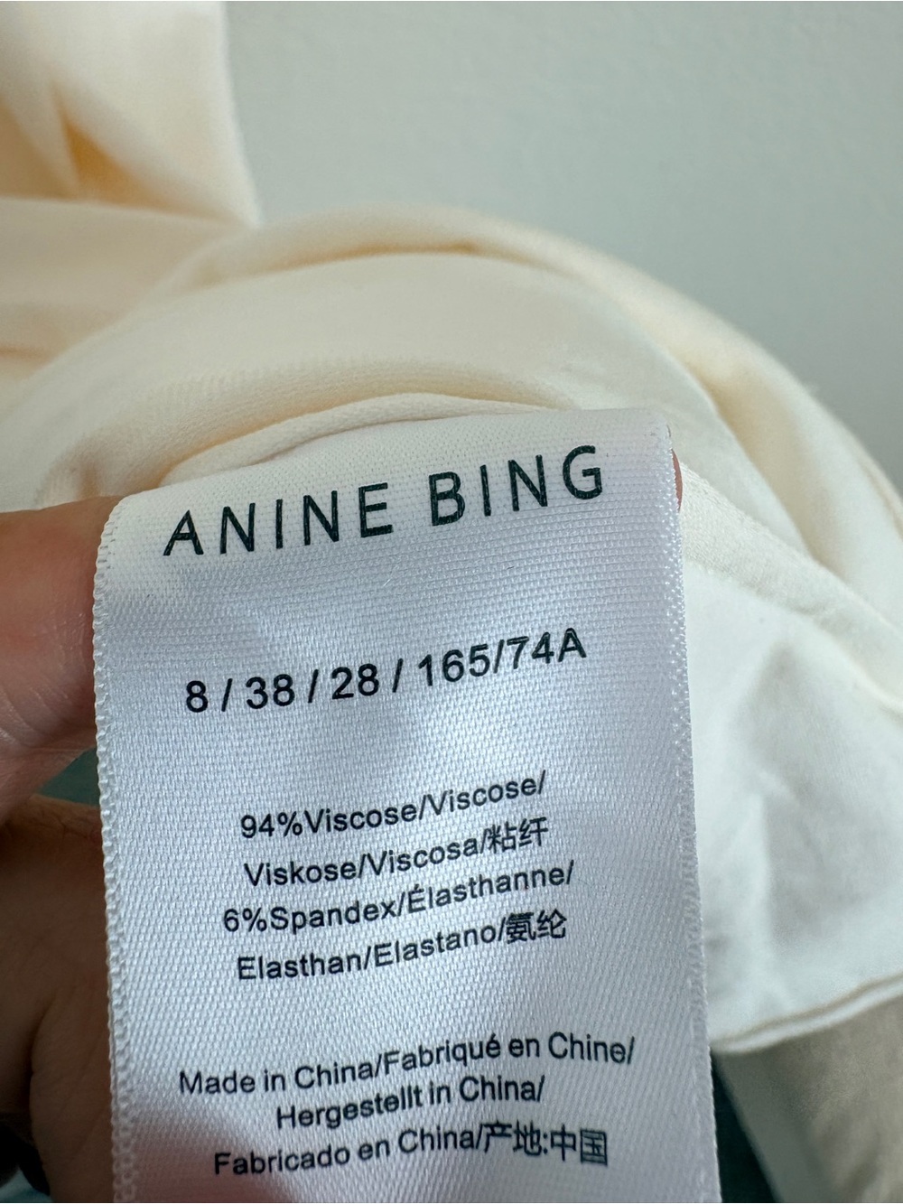 Anine Bing Zadig Elegant Cream V-Neck Maxi Dress - Picture 10 of 14